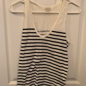 J Crew striped tank top